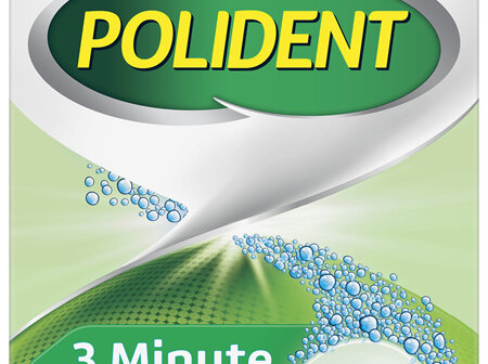 Polident 3 Minute Daily Cleanser for Dentures 36 Tablets