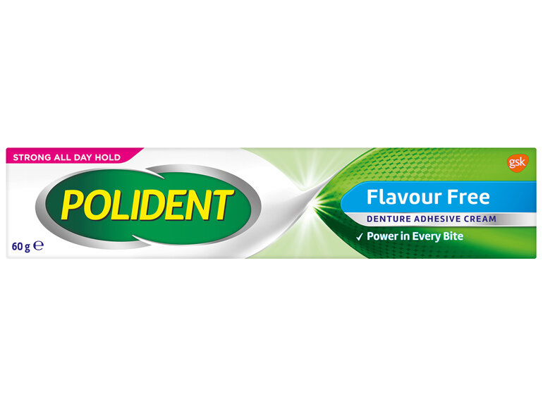 Polident Denture Adhesive Cream Flavour Free 60g - Moorebank Day & Night Pharmacy