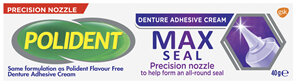 Polident Max Seal Denture Adhesive Cream 40g