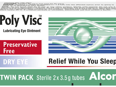 Poly Visc Lubricating Eye Ointment 2 x 3.5g