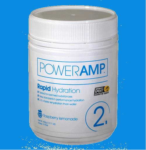 Poweramp Rapid Hydration (Raspberry Lemonade) 400g