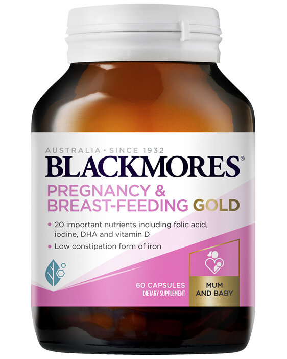 Pregnancy & Breast-Feeding Gold 60s