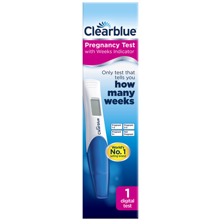 Pregnancy Test - Clearblue Digital With Weeks Indicator, The Only Test That Tells You How Many