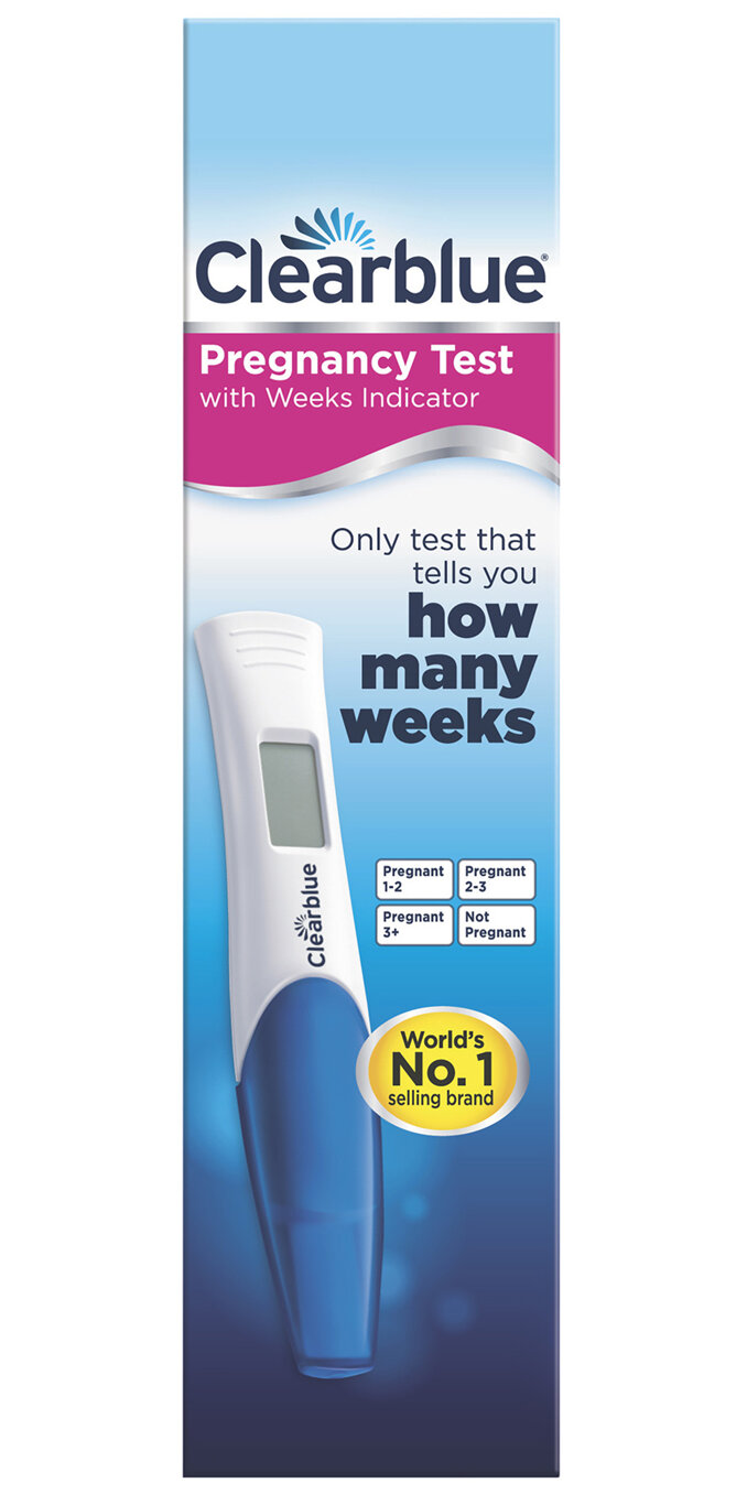 Pregnancy Test - Clearblue Digital With Weeks Indicator, The Only Test That Tells You How Many