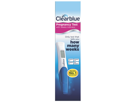 Pregnancy Test - Clearblue Digital With Weeks Indicator, The Only Test That Tells You How Many