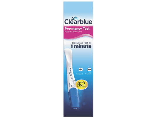 Pregnancy Test - Clearblue Rapid Detection, Result As Fast As 1 Minute, 1 Test