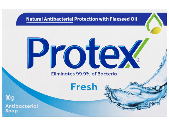 Protex Fresh Antibacterial Bar Soap Long Lasting Freshness Dermatologist Tested Recyclable 90g