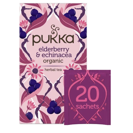 Pukka Elderberry & Ech. Tea 20 Bag