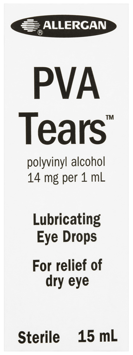PVA Tears Lubricating Eye Drops 15mL