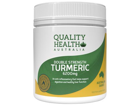 Quality Health Australia Double Strength Turmeric 6200 mg 100s