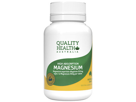 Quality Health Australia High Absorption Magnesium 100s