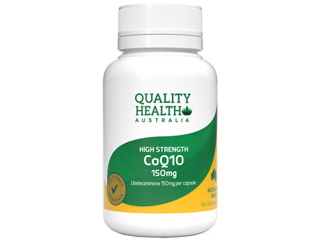 Quality Health Australia High Strength CoQ10 150mg 100s