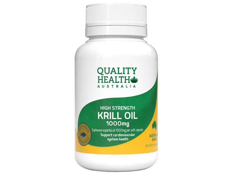 Quality Health Australia High Strength Krill Oil 1000mg 60s