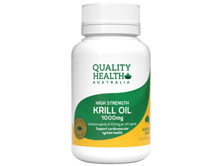 Quality Health Australia High Strength Krill Oil 1000mg 60s