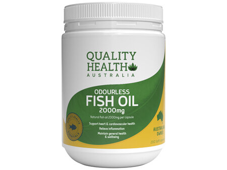 Quality Health Australia Odourless Fish Oil 2000mg 200s