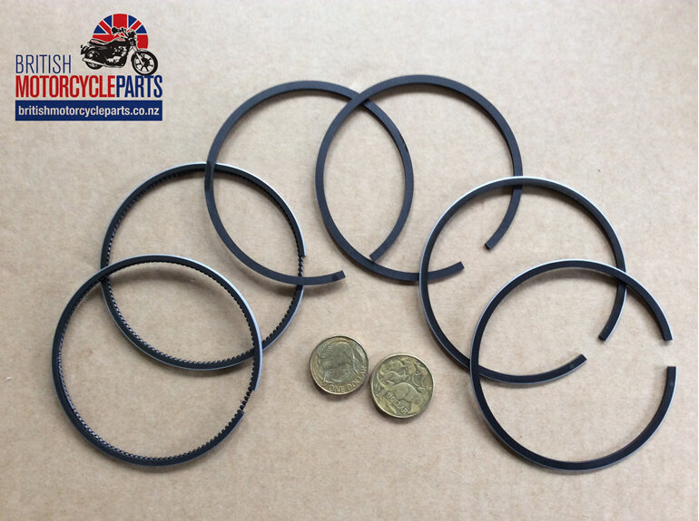 R17350/040 BSA A65 650cc Piston Ring Sets - 0.040" - British Motorcycle Parts
