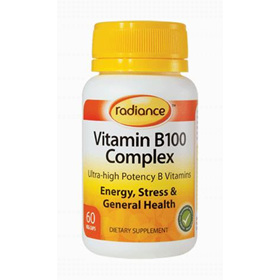 Radiance Vitamin B100 Complex 60 caps