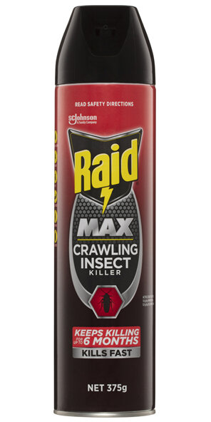 Raid MAX Crawling Insect Spray Killer 375g