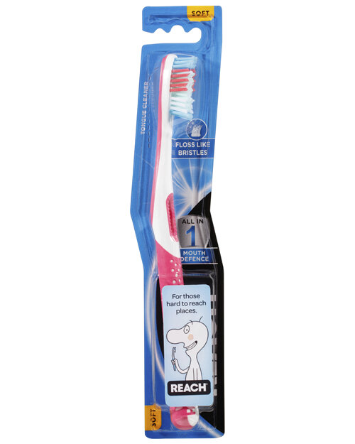 REACH® All in 1 Mouth Defence Toothbrush Soft 1pk