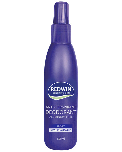 Redwin Sensitive Skin Pump Deodorant 150ml - Aluminium Free