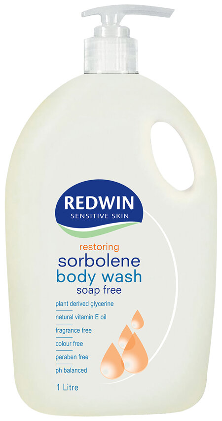 Redwin Sorbolene Body Wash with Vitamin E 1L