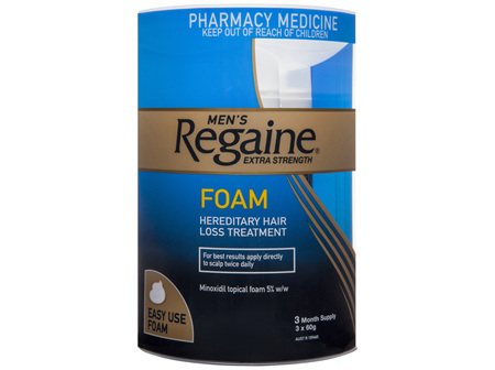 Regaine Men's Extra Strength Hair Loss Treatment Foam 3 x 60mL