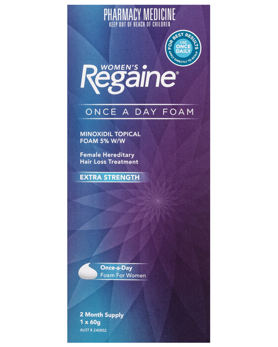 Regaine Women's Extra Strength Minoxidil Foam Hair Regrowth Treatment 60g