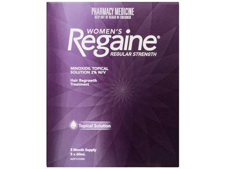 Regaine Women's Regular Strength Minoxidil Hair Regrowth Treatment 3 x 60mL