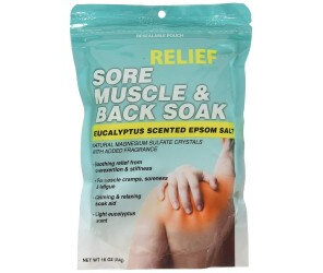 ReliefMD Sore Muscle & Back Soak 454g epsom salts