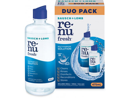 Renu Fresh Multi Purpose Solution Duo Pack 355ml +120ml