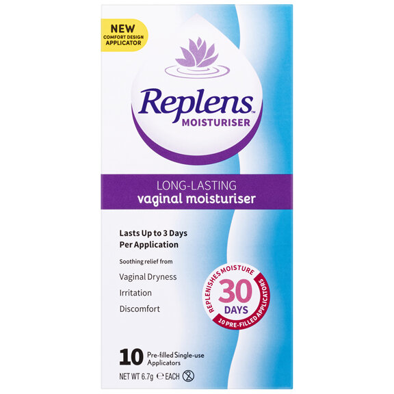 Replens Long Lasting Vaginal Moisturiser 10 Pack