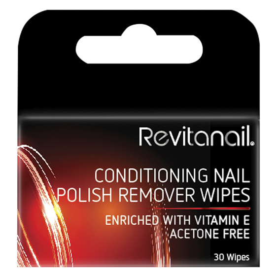 Revitanail Conditioning Nail Polish Remover Wipes 30pk