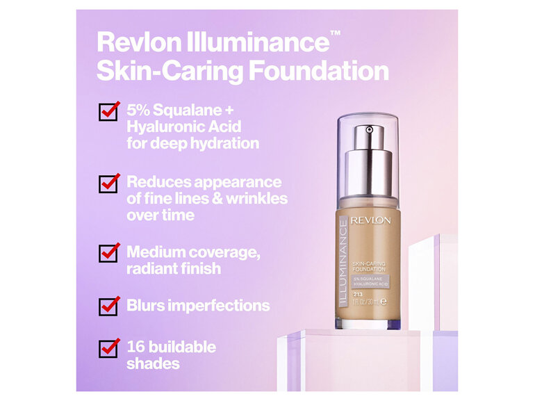 Revlon Illuminance™ Skin-Caring Foundation Brown Suede