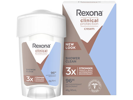 Rexona Clinical Protection Cream Shower Clean 45mL