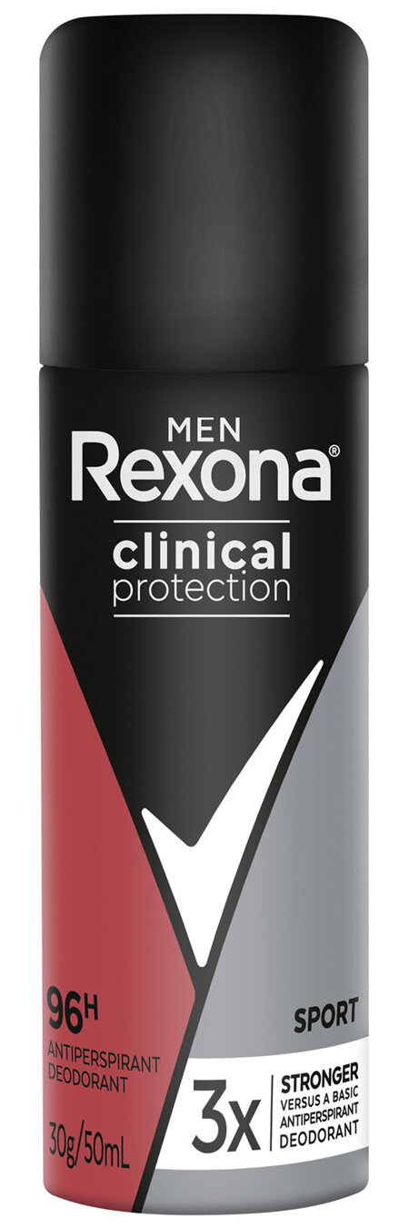 REXONA For Men Clinical Protection Antiperspirant Aerosol deodorant Sport 50 ML