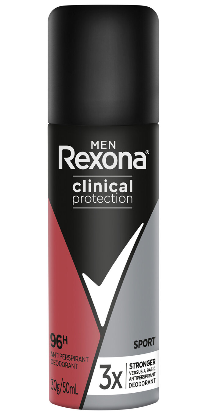 REXONA For Men Clinical Protection Antiperspirant Aerosol deodorant Sport 50 ML