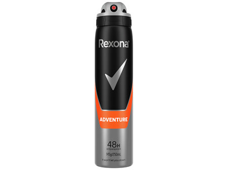 Rexona Men 48H Aerosol Antiperspirant Deodorant Adventure  250ml