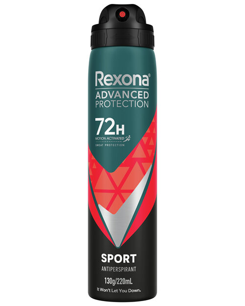 Rexona Men 72H Advanced Aerosol Antiperspirant Deodorant Sport  220 ML