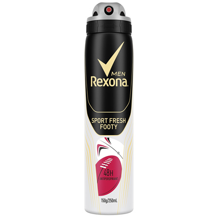 REXONA Men Antiperspirant Aerosol Deodorant Sport Fresh with Antibacterial Protection 250ml