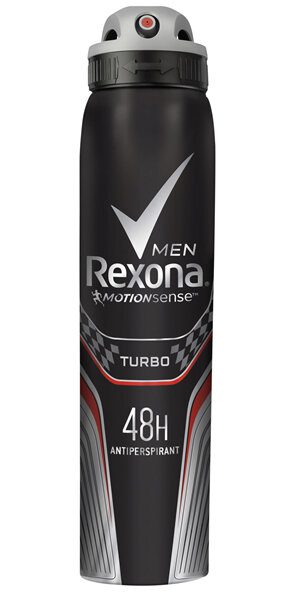 REXONA Men Antiperspirant Aerosol Deodorant Turbo 250ml