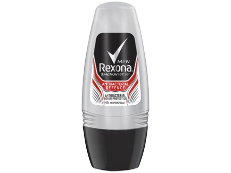 REXONA Men Antiperspirant Roll On Deodorant Antibacterial Defence 50ml
