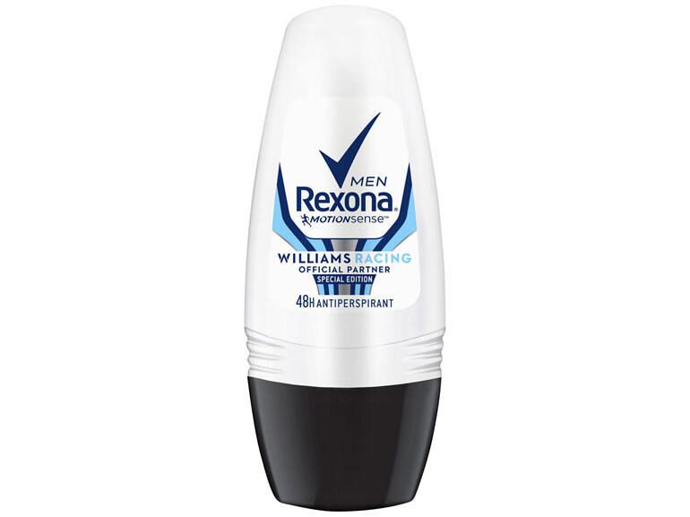 REXONA Men Antiperspirant Roll On Deodorant Williams Racing 50ml