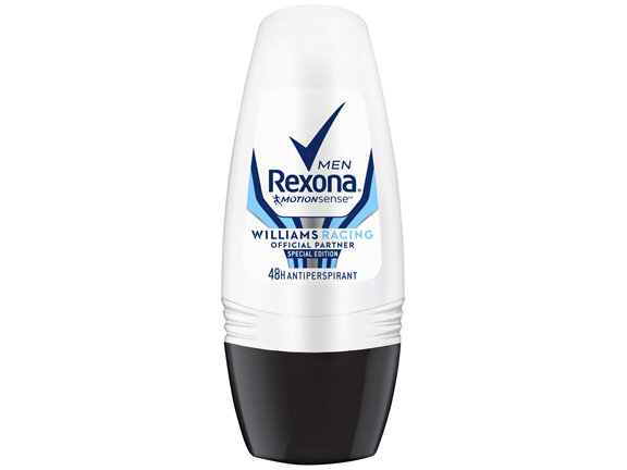 REXONA Men Antiperspirant Roll On Deodorant Williams Racing 50ml