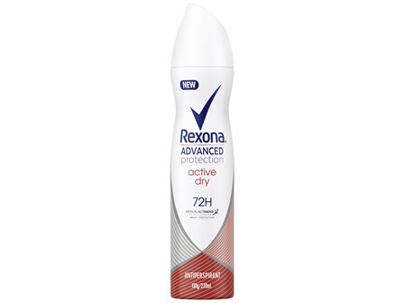 Rexona Women 72H Advanced Aerosol Antiperspirant Deodorant Active Dry  220 ML