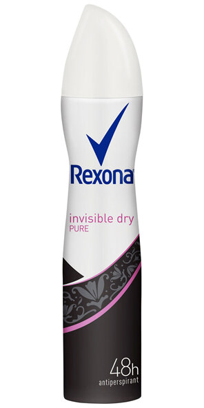 REXONA Women Antiperspirant Aerosol Deodorant Invisible Dry Pure 150mL