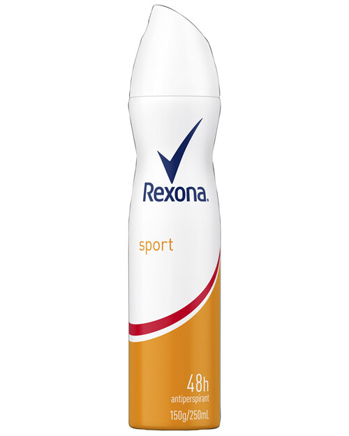 REXONA Women Antiperspirant Aerosol Deodorant Sport with Antibacterial Protection 250mL