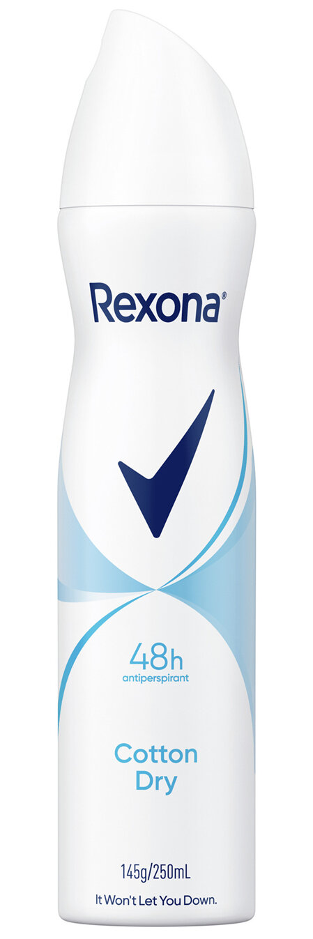 REXONA Women Antiperspirant Deodorant Aerosol with Antibacterial Protection 250mL 1