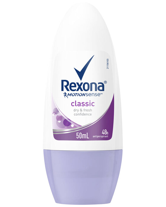Rexona Women Antiperspirant Roll On Deodorant  Classic  50ml