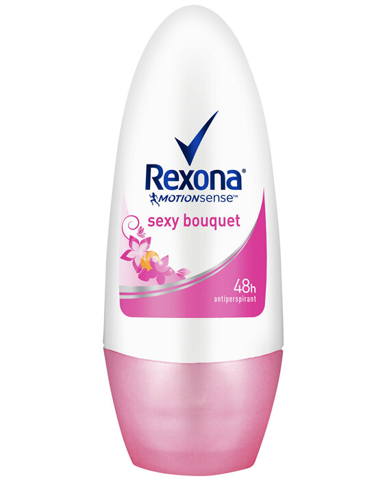 Rexona Women Antiperspirant Roll On Deodorant Sexy Bouquet for up to 48 hours protection from sweat