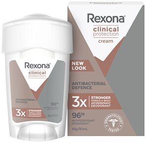 REXONA Women Clinical Protection Antiperspirant Deodorant Antibacterial Defence 45ml